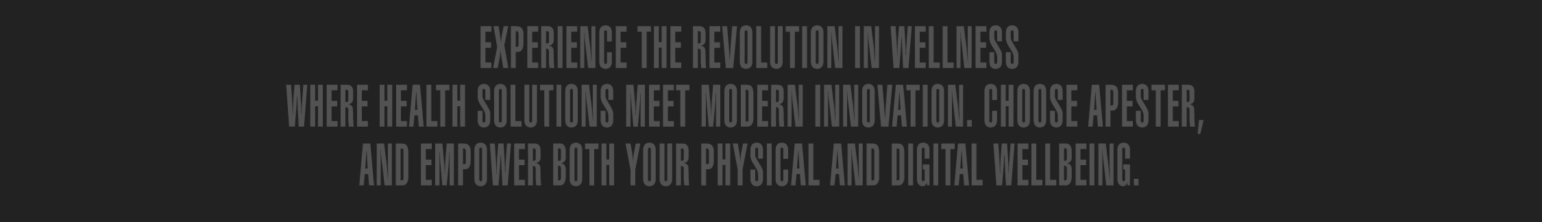 Introducing Apester Performance Range: "Evolution of Health & Performance"